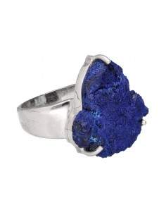 Azurite Ring in 925... 2
