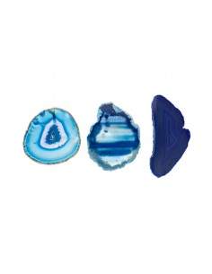 Medium Dyed Blue Agate Plate 2