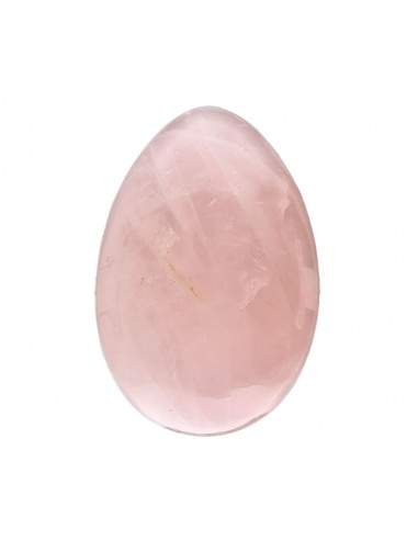 Ovo gigante de quartzo rosa