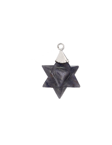 Merkaba Blue Quartz Pendulum (PEND40)