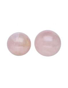Sphères de quartz rose