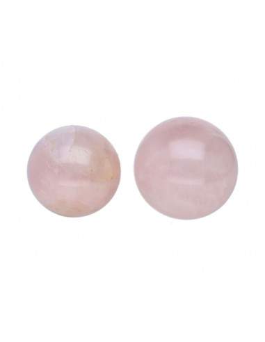 Sphères de quartz rose