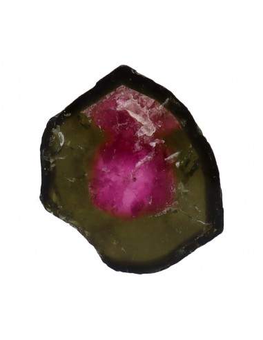 Plaque de tourmaline melon d'eau A