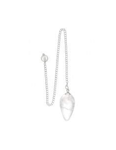 White Quartz Drop Pendulum...