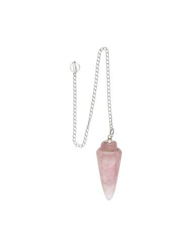 Péndulo Gota de Cuarzo Rosa (20)