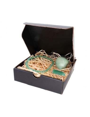 Coffret Vierge - Quartz vert