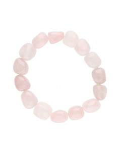 Pulsera Rodado de Cuarzo Rosa 2