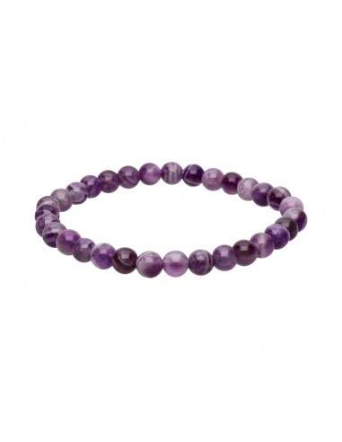 Amethyst Chevron Bracelet 6mm