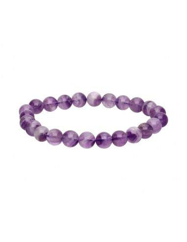 Pulsera  de Amatista Chevron 8mm