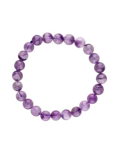 Amethyst Chevron Bracelet 8mm