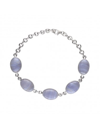 925 Sterling Silver Large Chalcedony...