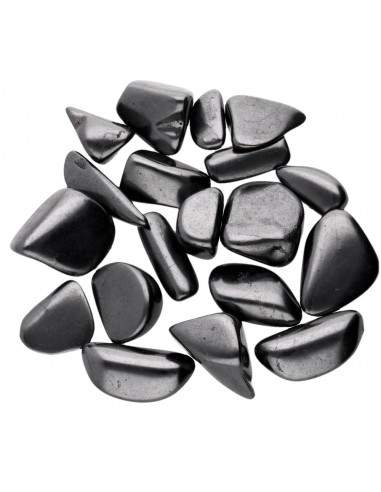 Shungite Shiny Rhodium 2 x 3cm