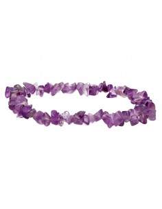 Pulseira de chips de ametista