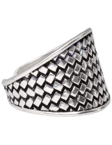 Bague plaquée argent -A14-