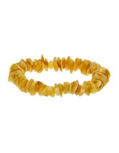 Pulsera Chip de Ámbar Claro