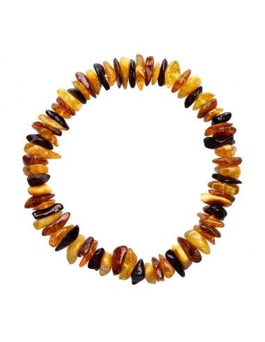 Combination Amber Chip Bracelet