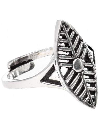 Bague plaquée argent -A43-