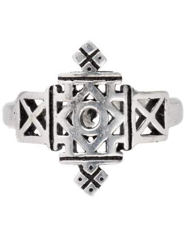 Bague plaquée argent -A27-