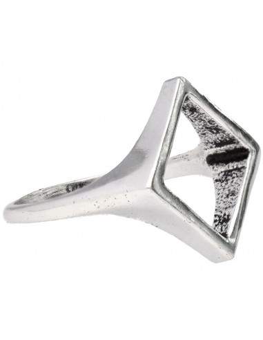 Bague plaquée argent -A48-