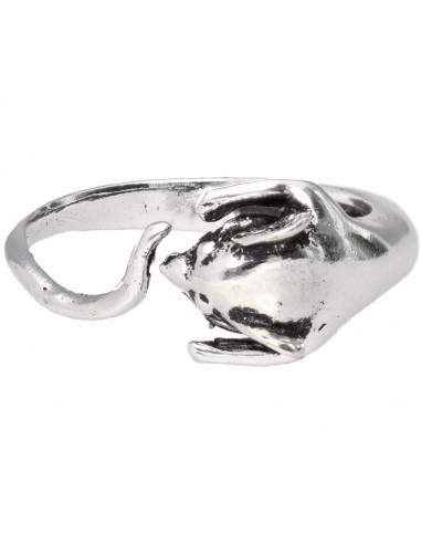 Bague plaquée argent -A41-