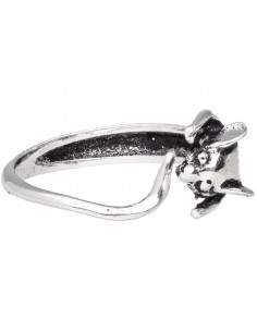 Bague plaquée argent -A41- 2