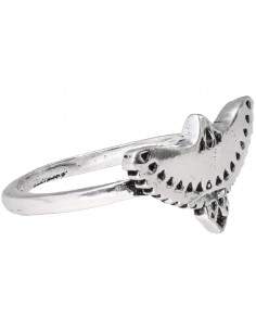 Bague plaquée argent -A64- 2