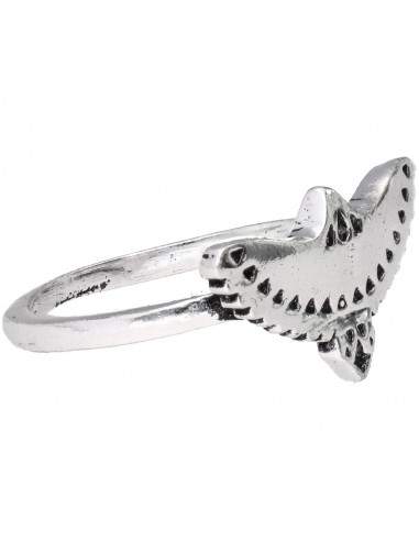 Bague plaquée argent -A64-