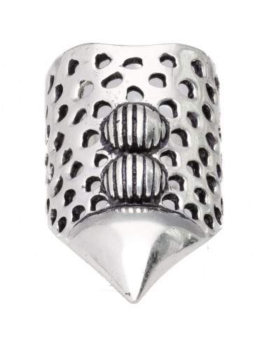 Bague plaquée argent -A44-