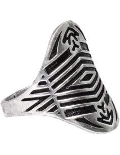 Bague plaquée argent -A81- 2