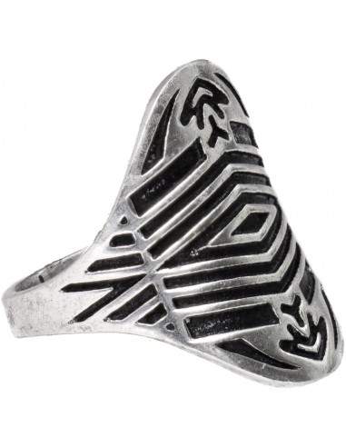 Bague plaquée argent -A81-