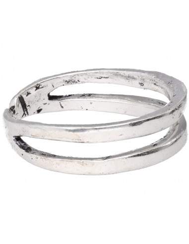 Bague plaquée argent -A42-