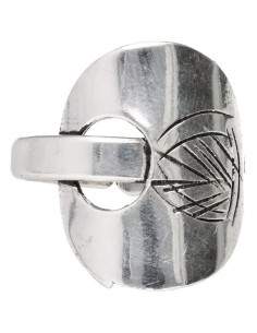 Bague plaquée argent -A21-