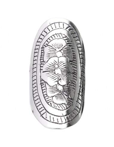 Bague plaquée argent -A63-