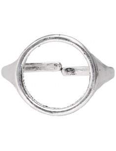 Bague plaquée argent -A49-