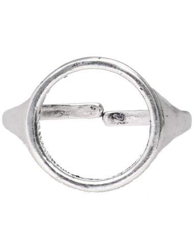 Bague plaquée argent -A49-