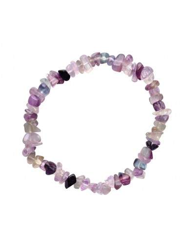 Pulsera de Chip Fluorita Arcoíris