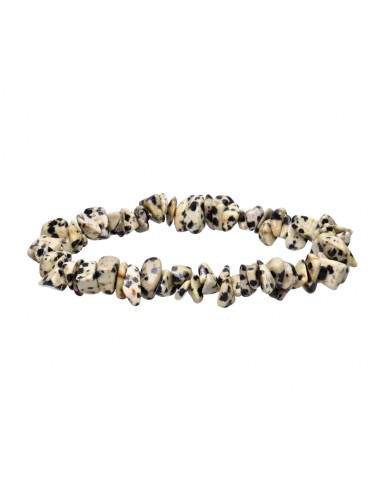 Pulsera Chip de Jaspe Dalmanita o...