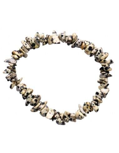 Pulseira dalmanita ou dálmata Jasper...
