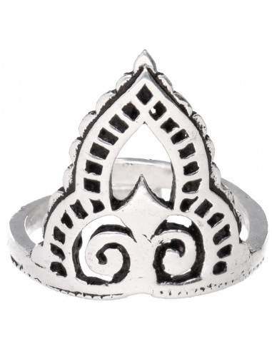 Bague plaquée argent -A40-