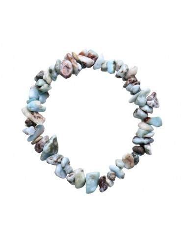 Bracelet à puces de larimar