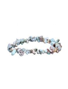 Bracelet à puces de larimar