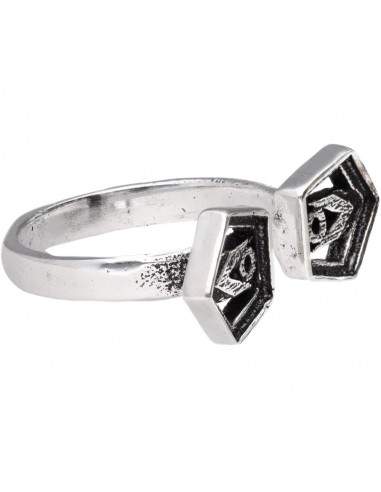 Bague plaquée argent -A61-
