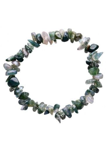 Pulsera Chip Ágata Musgosa