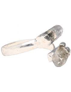 Silver Plated Quartz Ring... 2