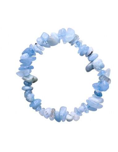 Bracelet à puces d'aigue-marine