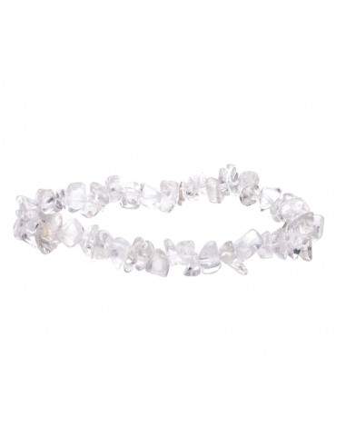 Bracelet en quartz transparent