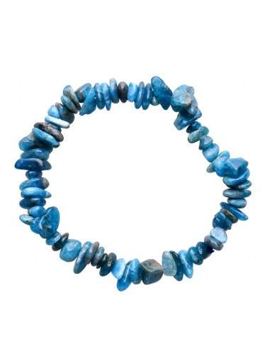 Bracelet à puces d'apatite foncé