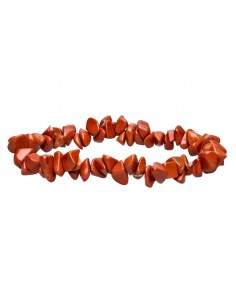 Red Jasper Chip Bracelet