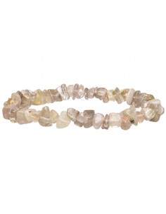 Rutilated Quartz Chip Bracelet