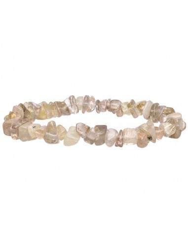 Rutilated Quartz Chip Bracelet